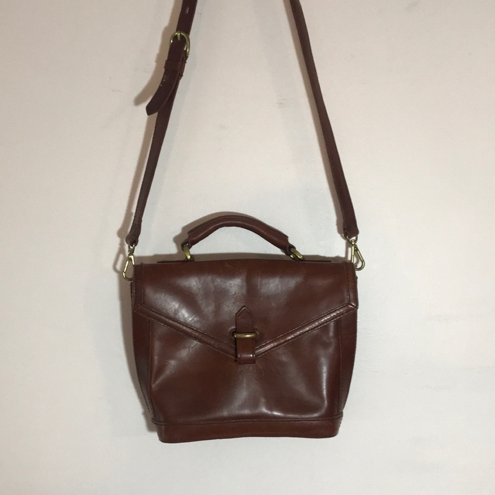 Madewell leather brown shoulder bad